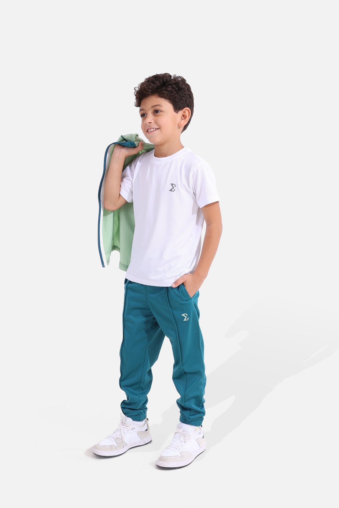 Kids White Nimble T-Shirt - Sigma Fit