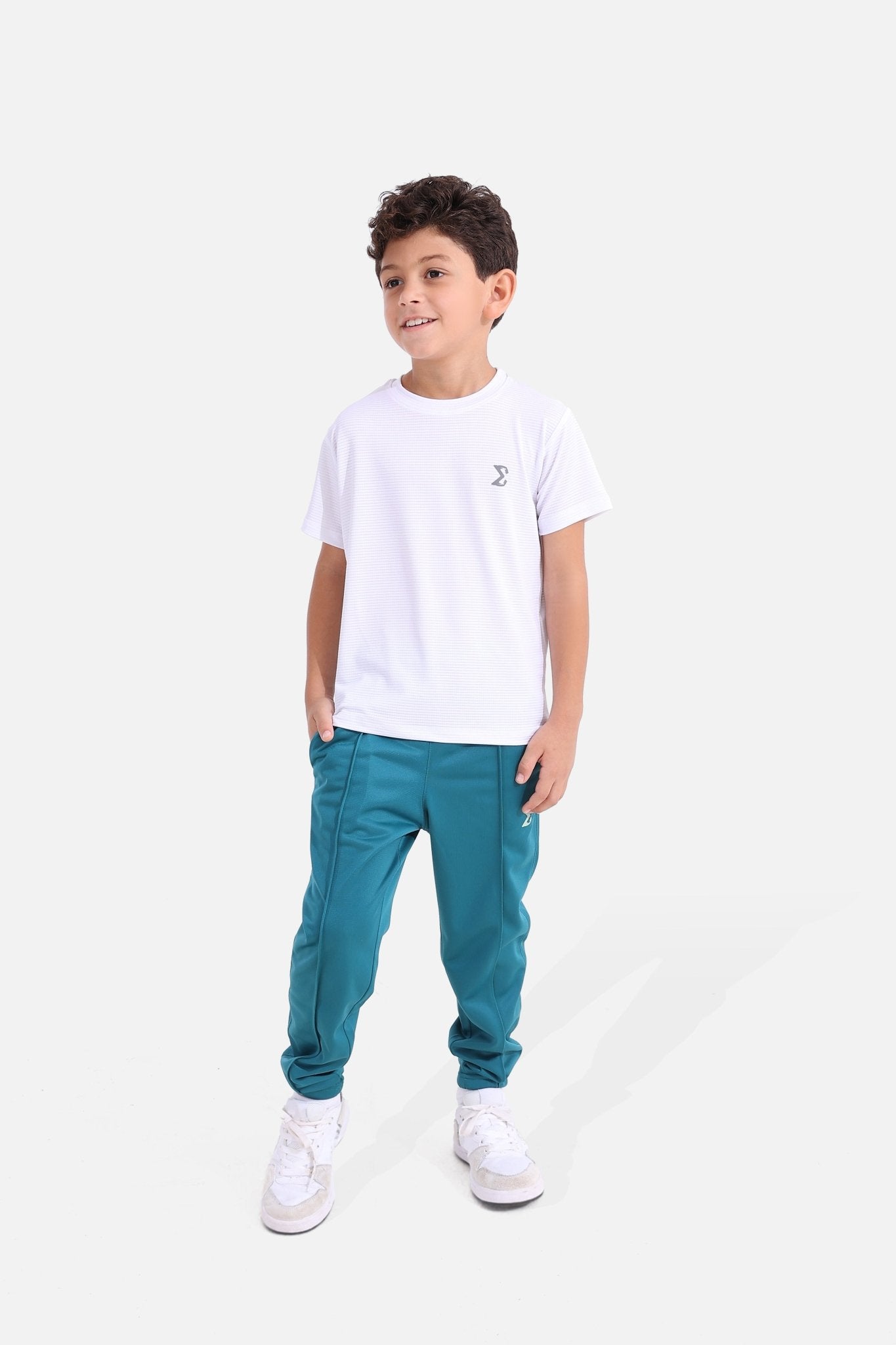 Kids White Nimble T-Shirt - Sigma Fit