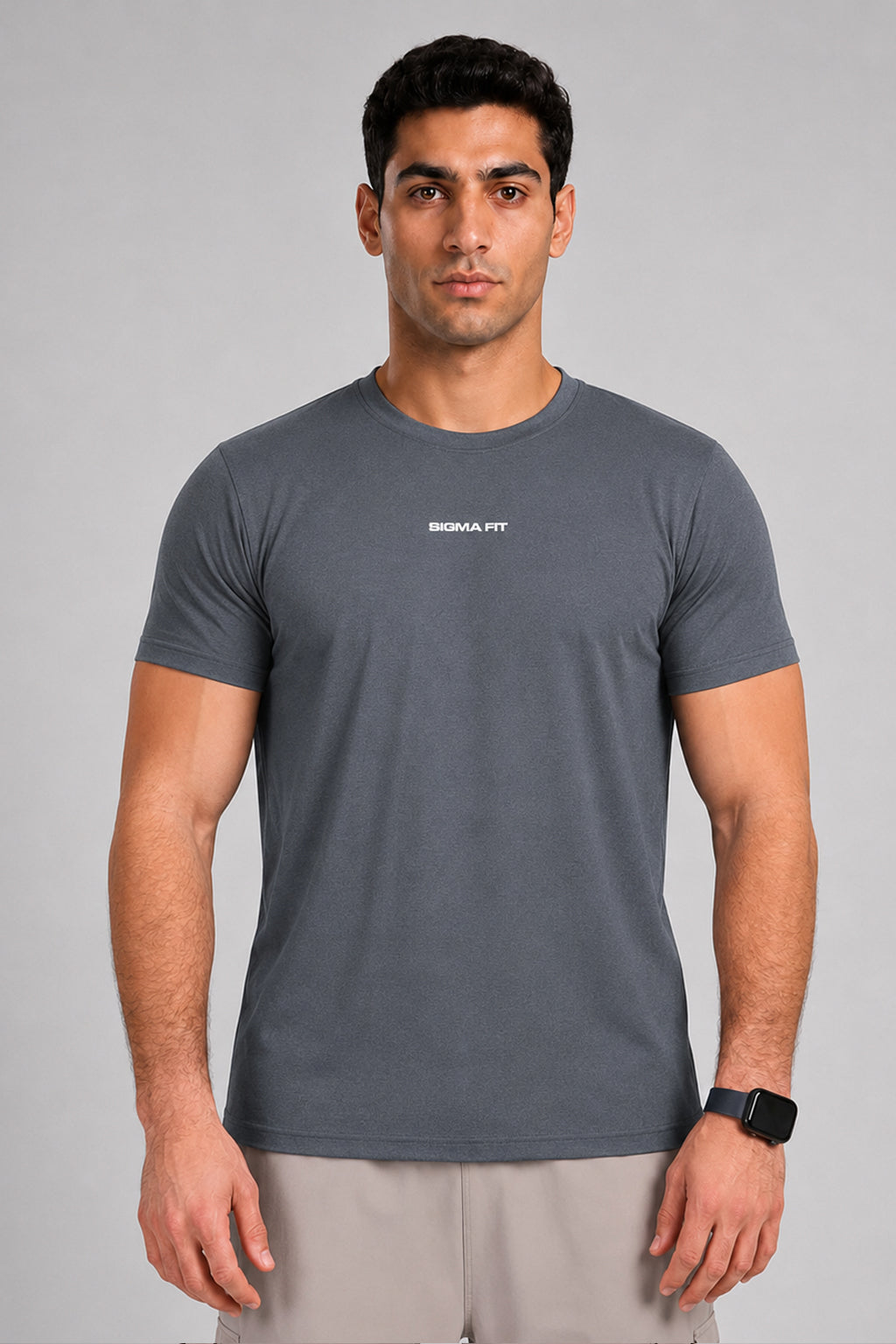 Dark Grey Light Tee - Sigma Fit