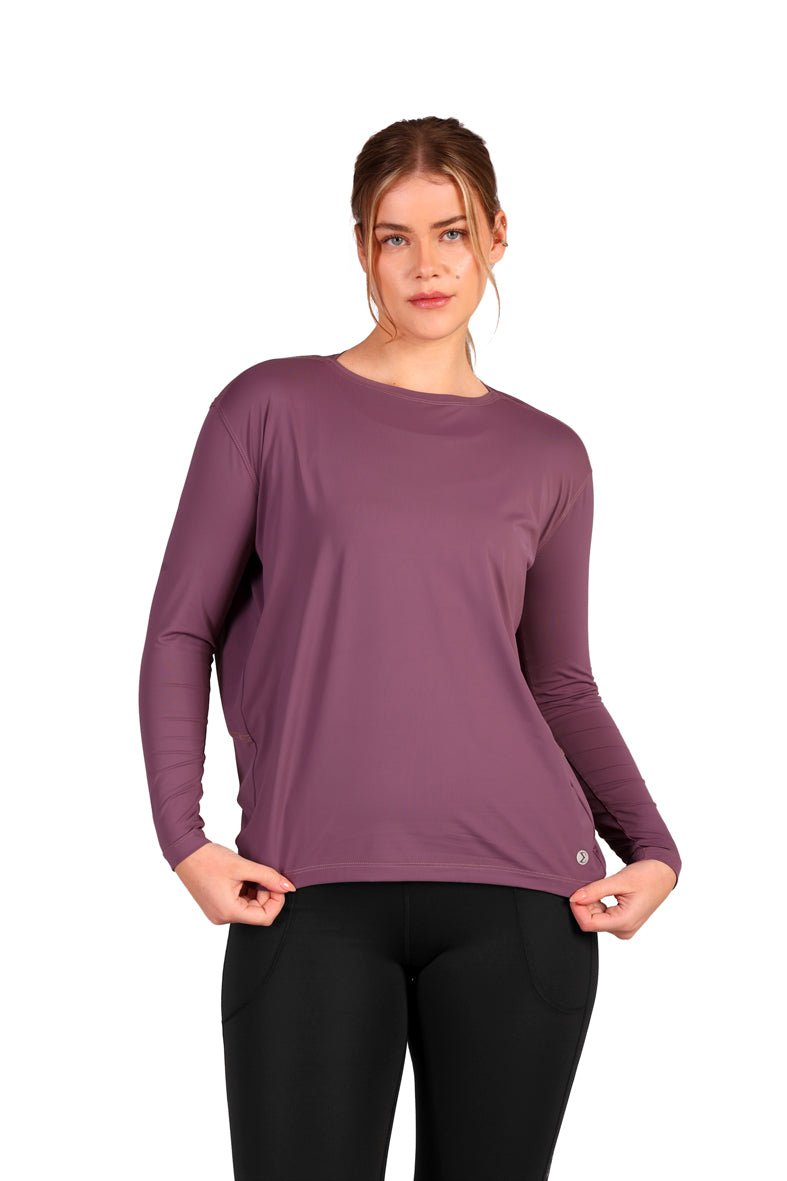 Motion guard Long Sleeve Purple - Sigma Fit