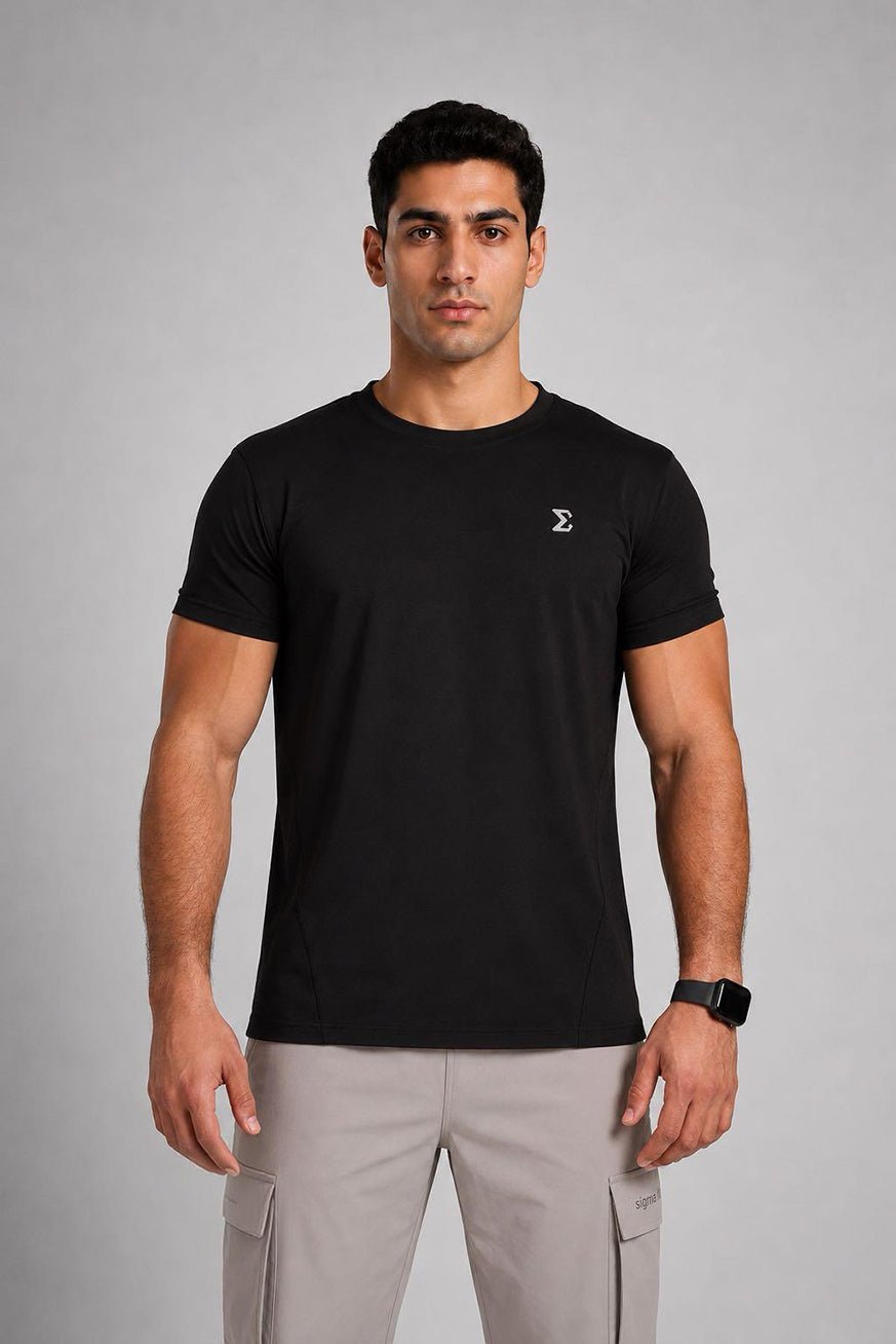 Motion Tee Black - Sigma Fit
