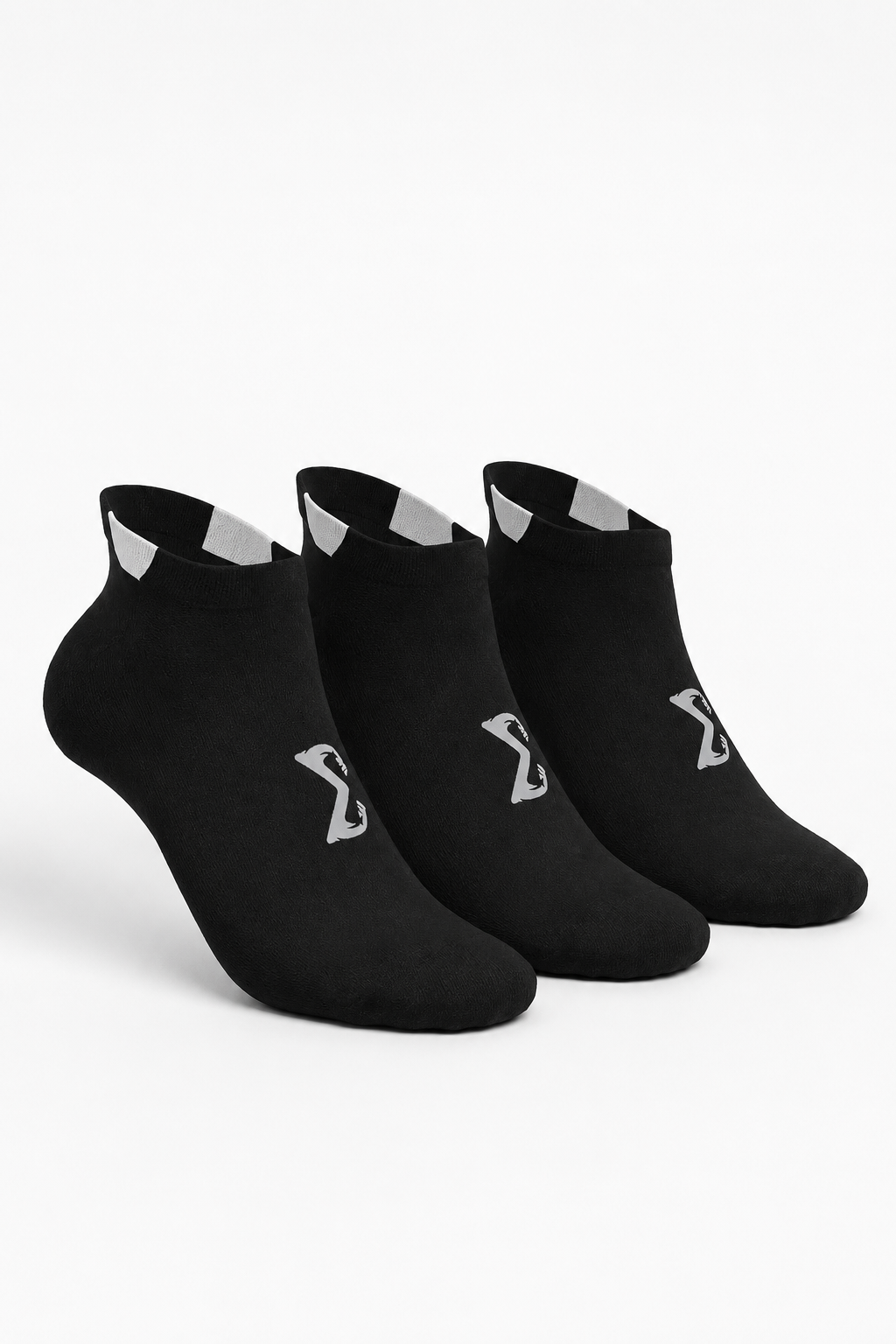 Sigma Ankle Socks - Black (Pack of 3 Pairs) - Sigma Fit