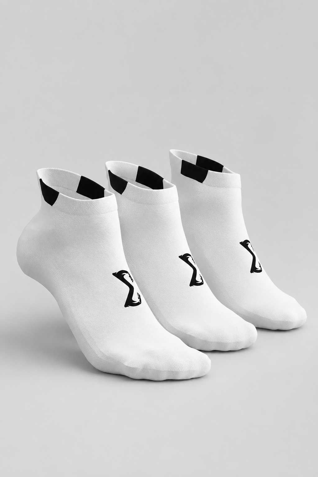 Sigma Ankle Socks - White (Pack of 3 Pairs) - Sigma Fit