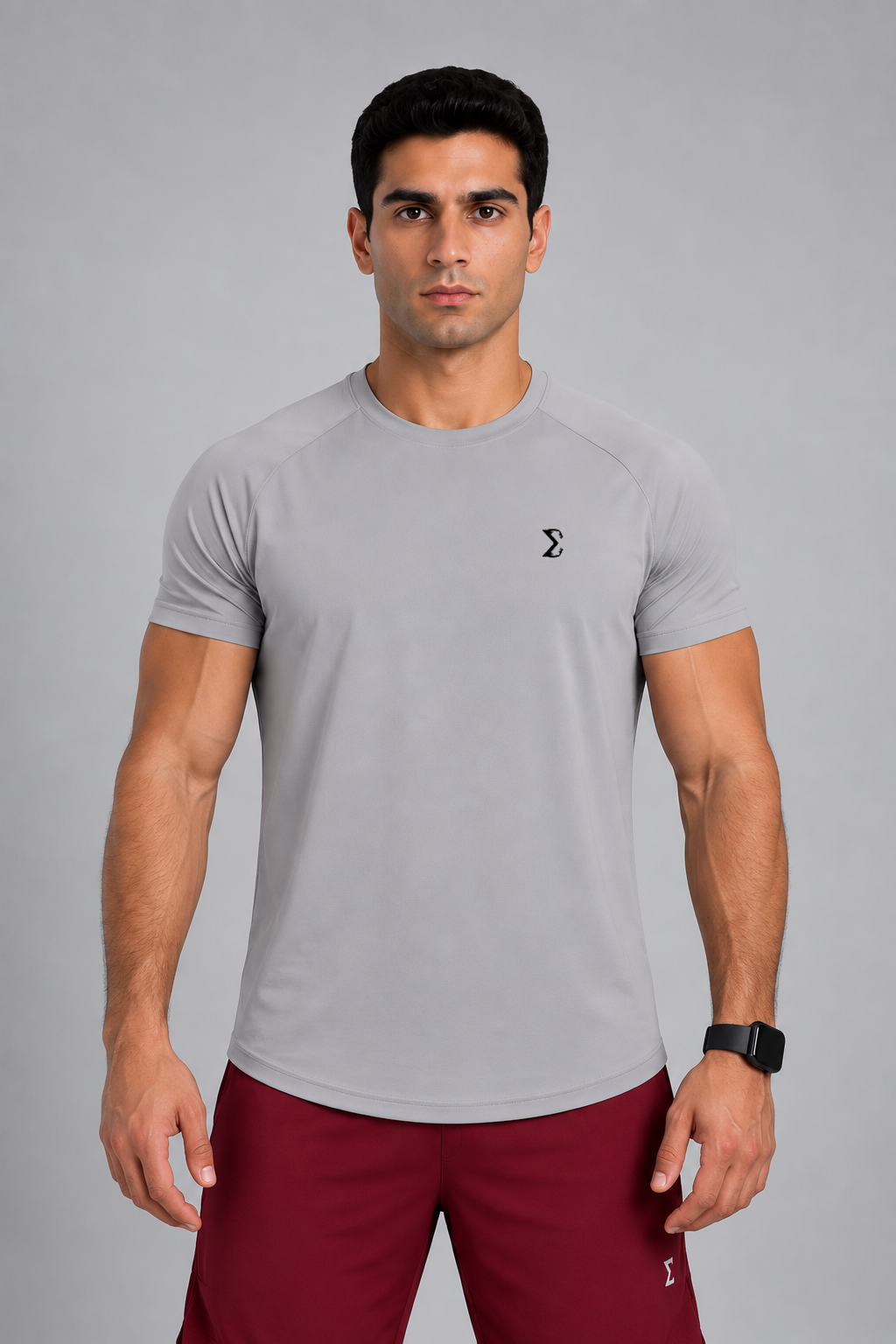 Gray Rush T-Shirt - Front - Sigma Fit