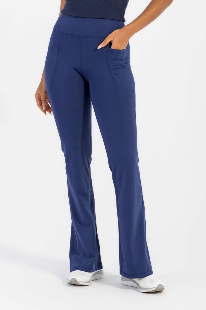 Navy Yoga Flare Pants - Sigma Fit
