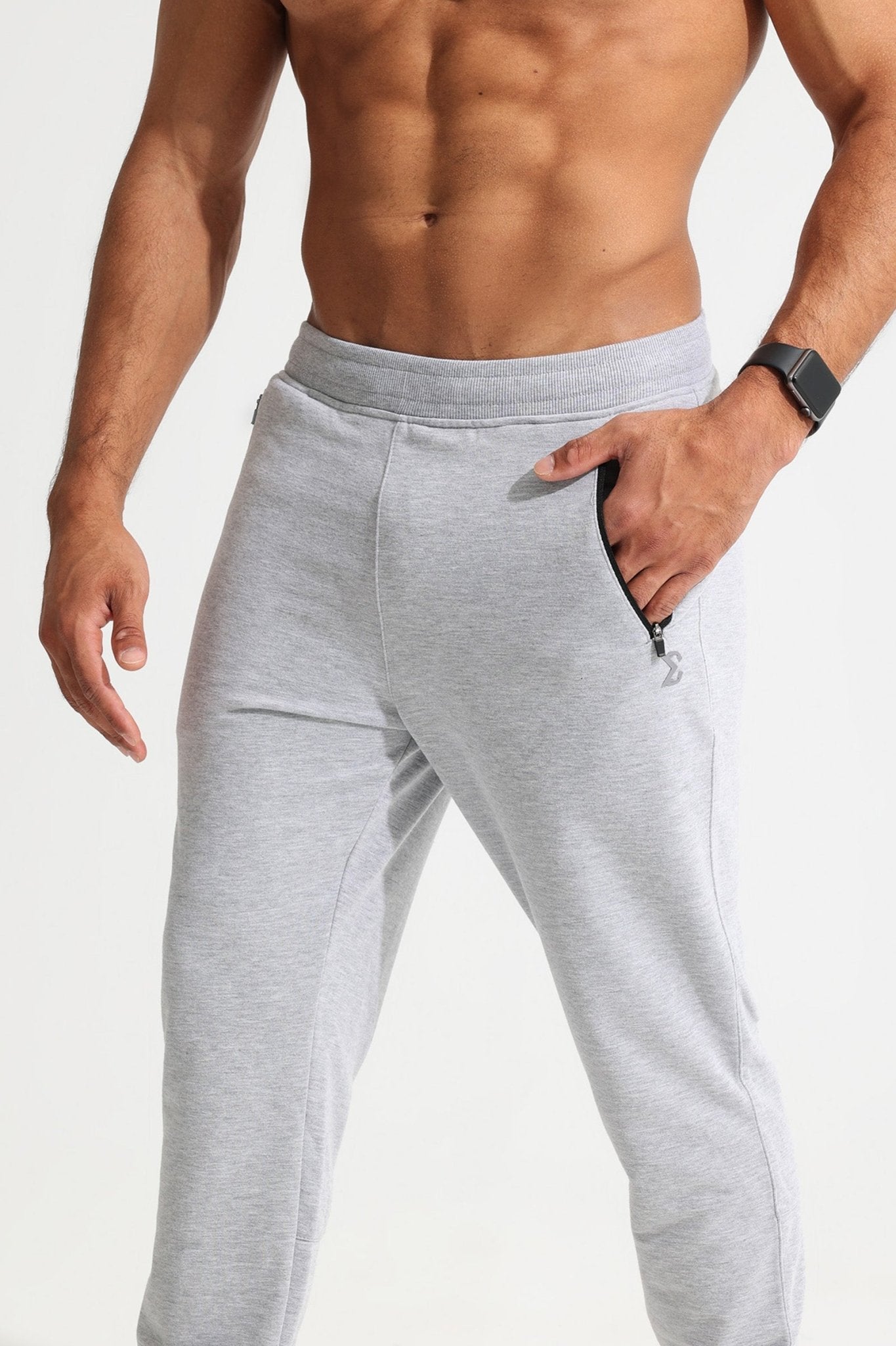 New Light Gray Basic Jogger - Sigma Fit