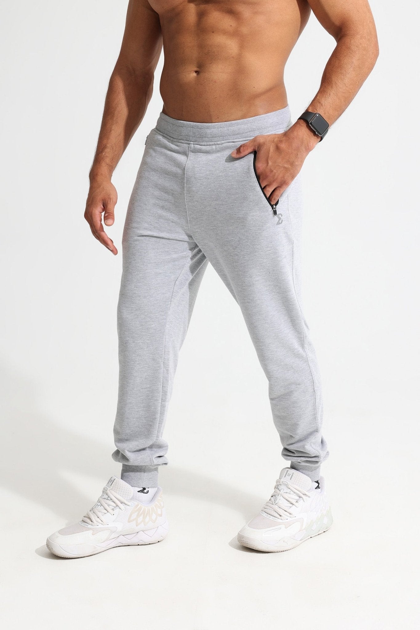 New Light Gray Basic Jogger - Sigma Fit