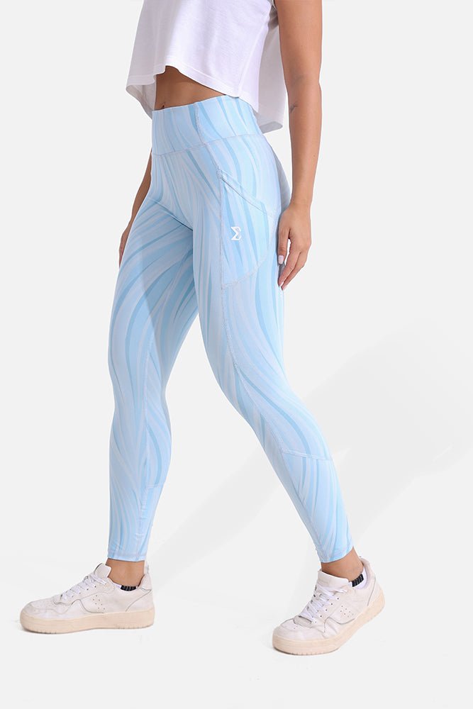 Nuntucket Breeze Dynamic Waves Leggings - Sigma Fit