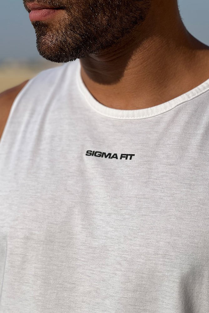 Off White Tank Top - Sigma Fit