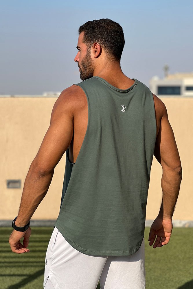 Olive Tank Top - Sigma Fit