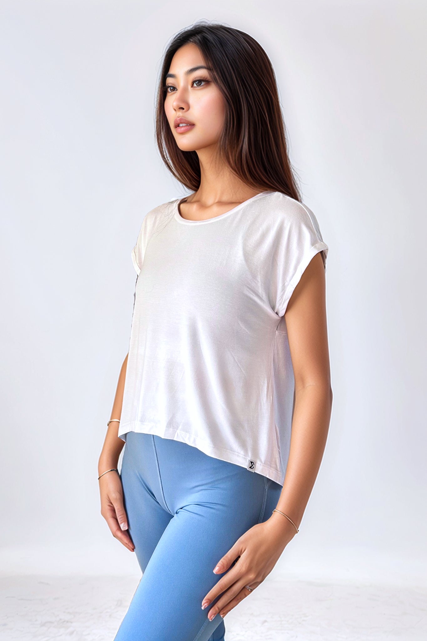 Pilates Tee White - Sigma Fit