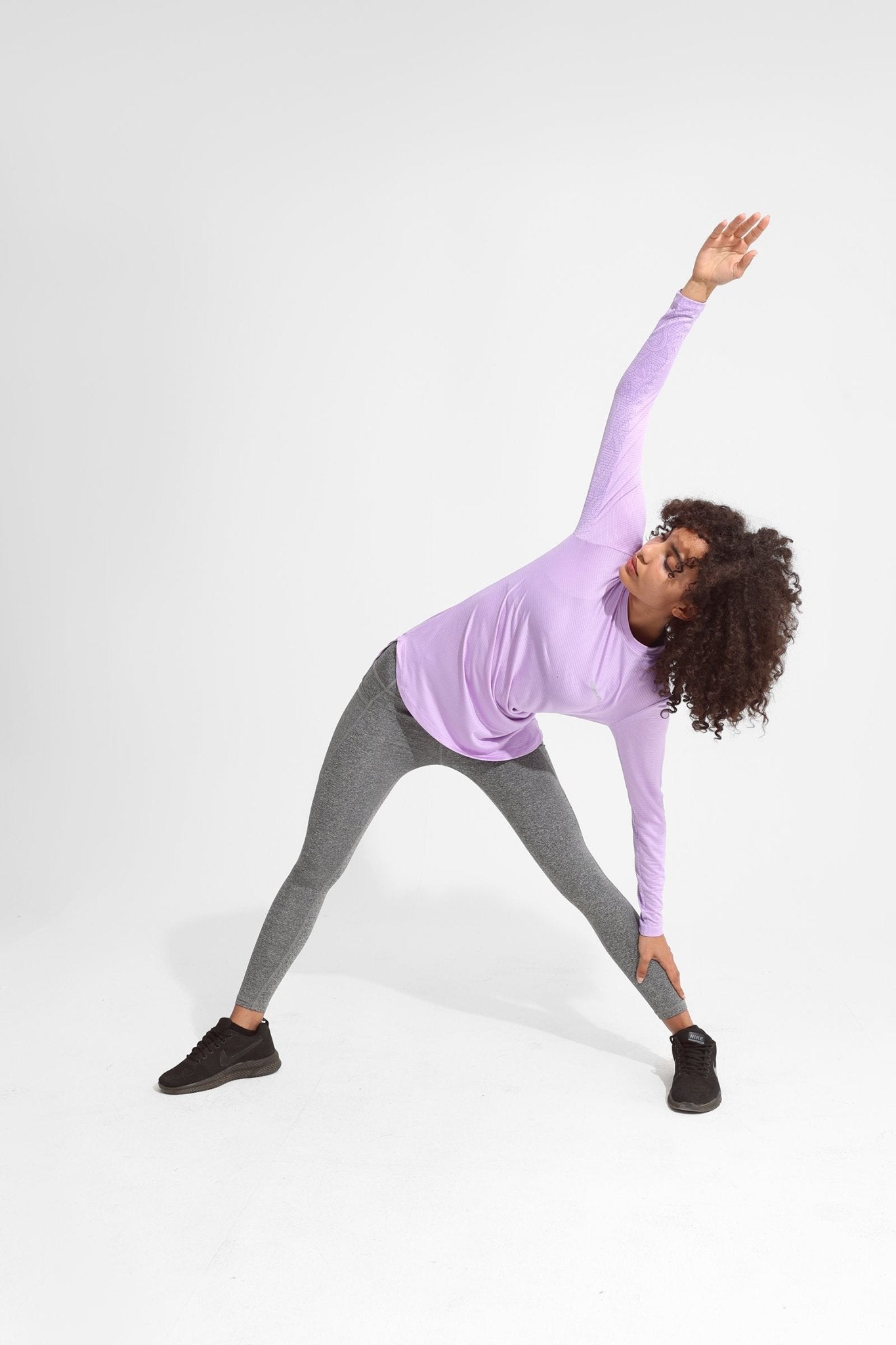 Purple Rose Basic Women Long Sleeve - Sigma Fit