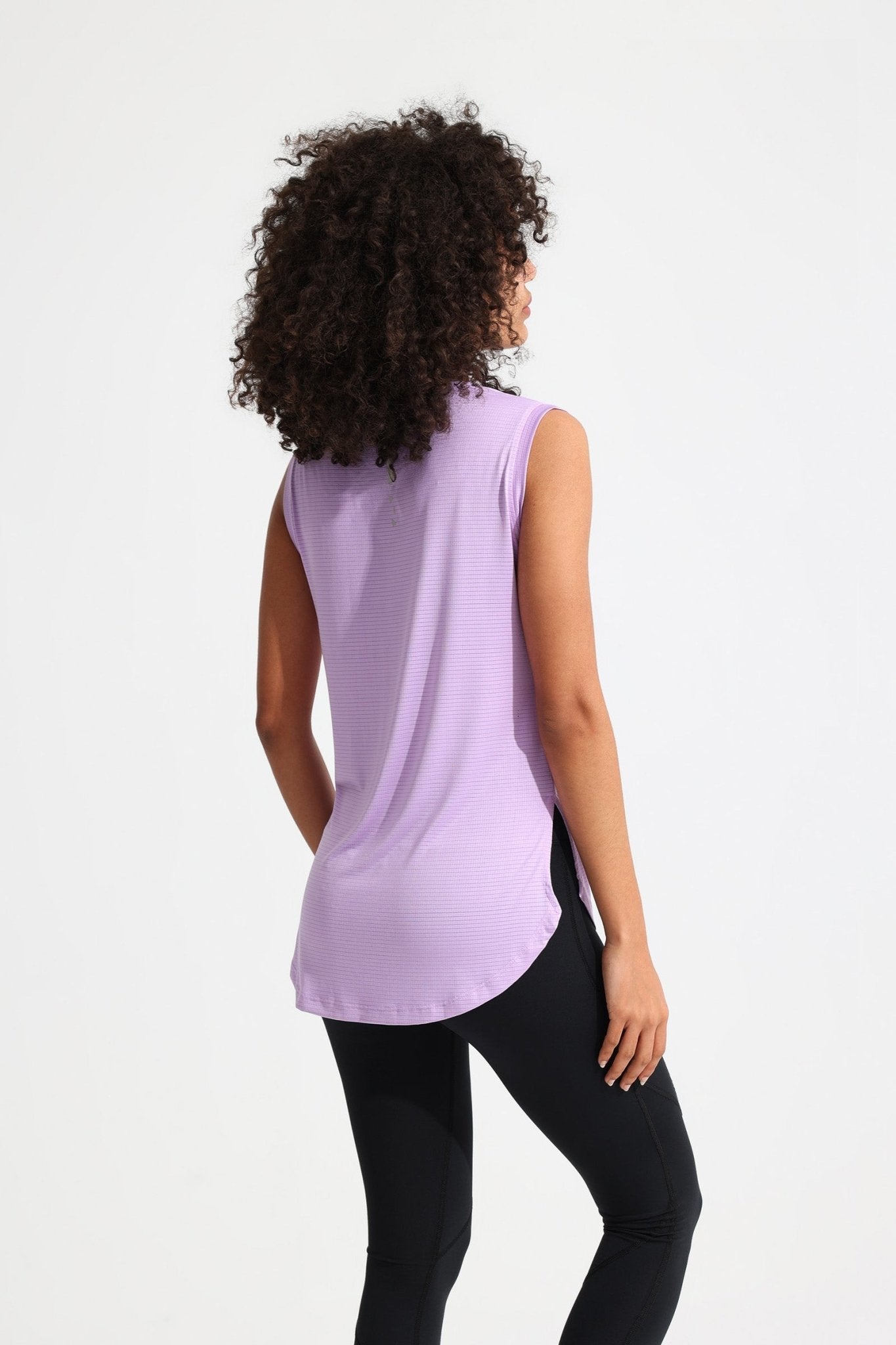 Purple Rose LiteRun Sleeveless Tee - Sigma Fit