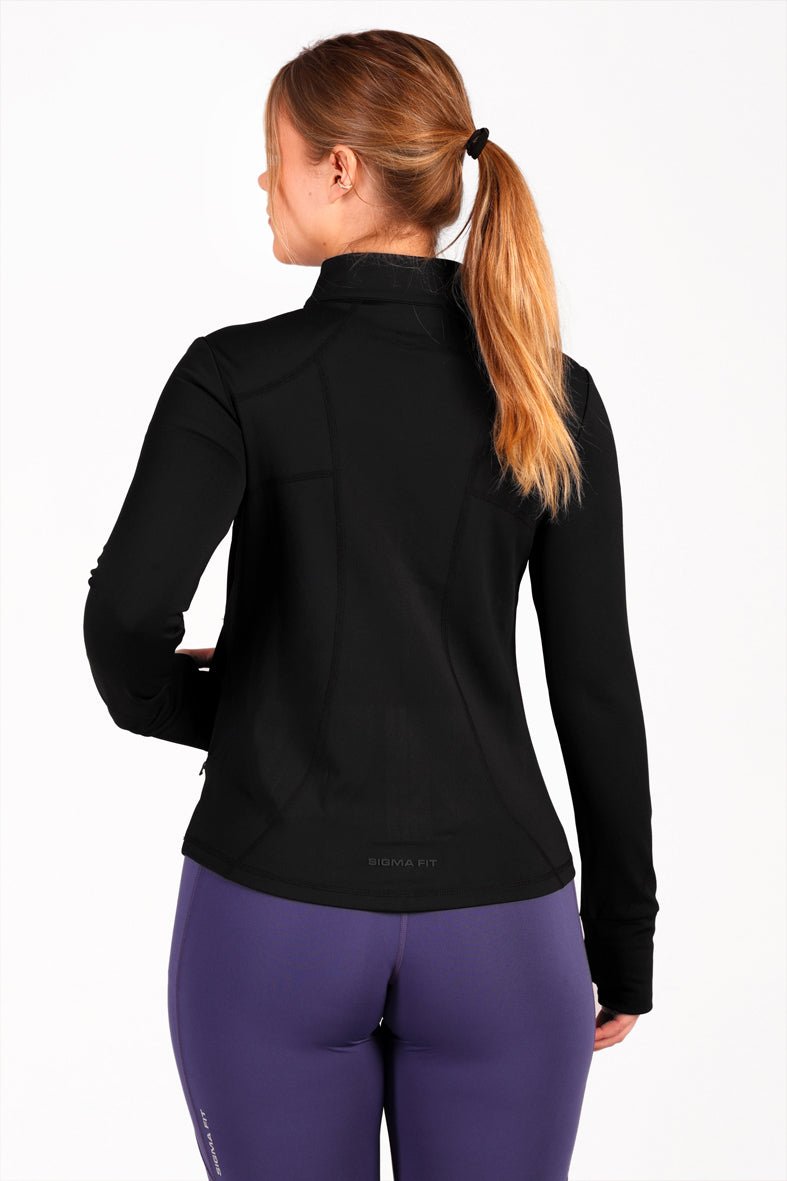 Quick Zip Jacket Black - Sigma Fit