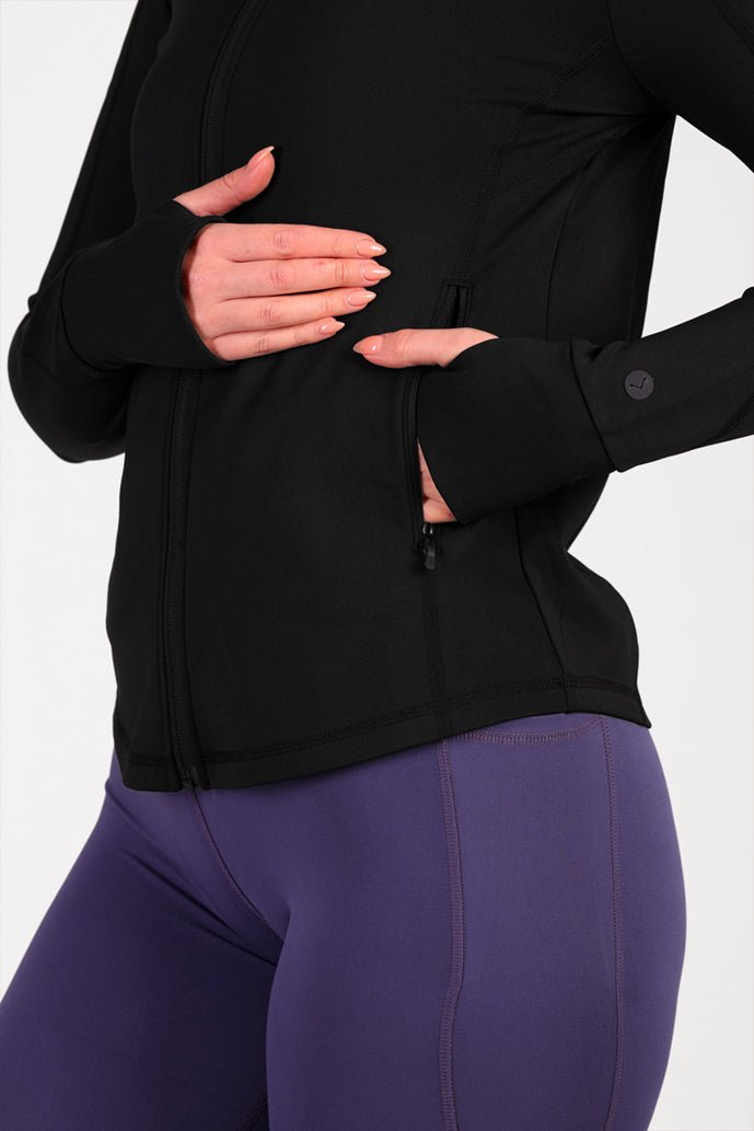 Quick Zip Jacket Black - Sigma Fit