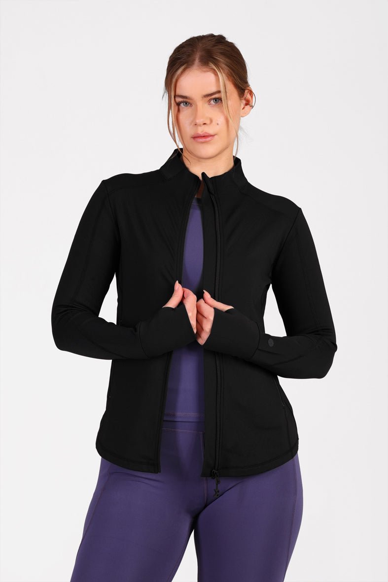 Quick Zip Jacket Black – Sigma Fit