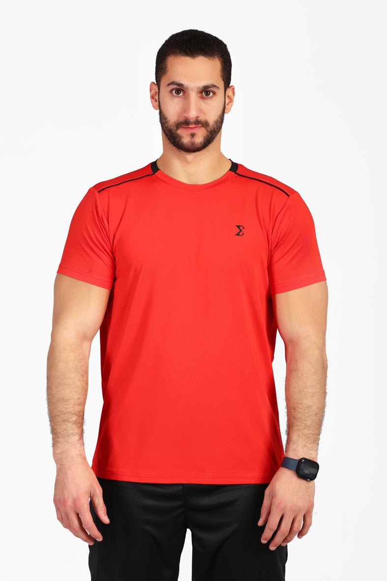Racket Sports Tee Red - Sigma Fit