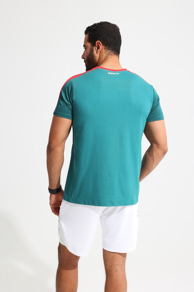 Shaded Spruce Contrast Tee - Sigma Fit
