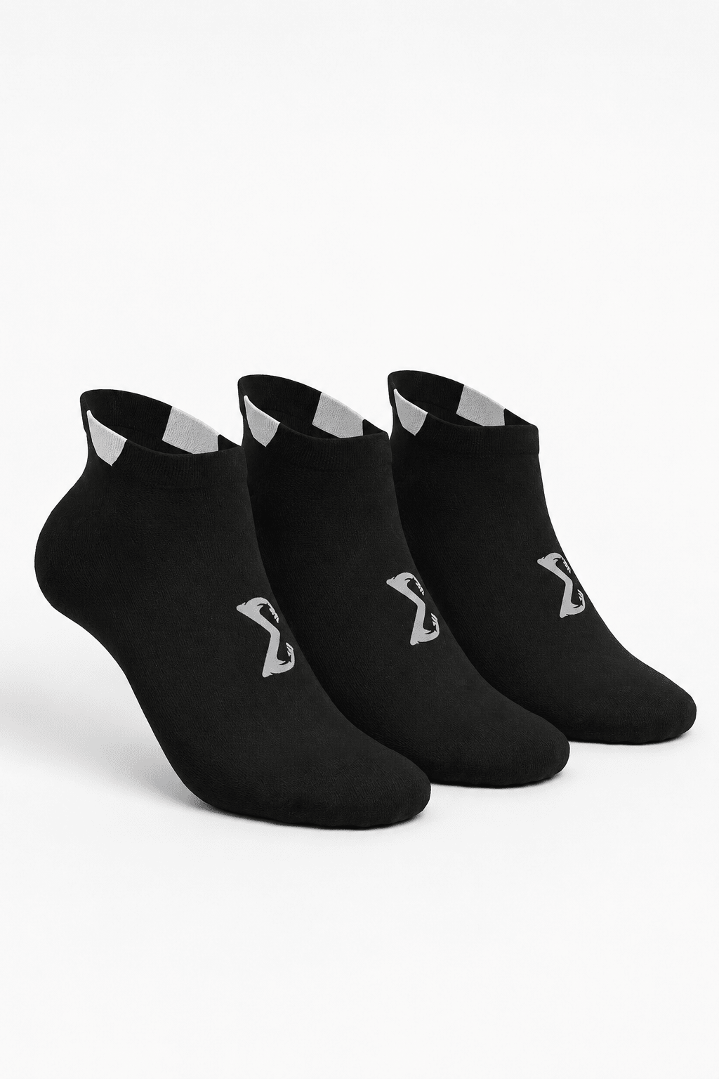 Sigma Ankle Socks - Black (Pack of 3 Pairs) - Sigma Fit
