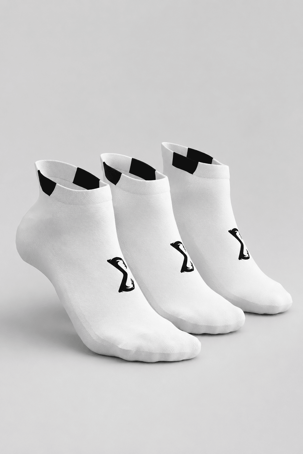 Sigma Ankle Socks - White (Pack of 3 Pairs) - Sigma Fit