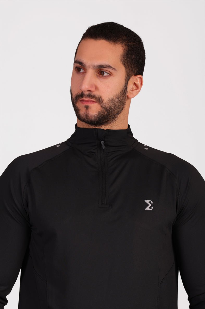 Space Quarter Zipper Black - Sigma Fit