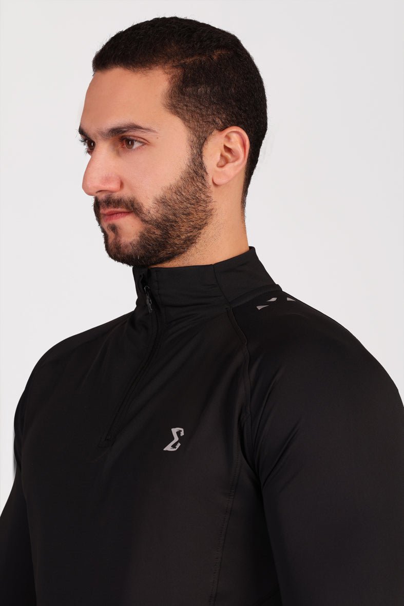 Space Quarter Zipper Black - Sigma Fit