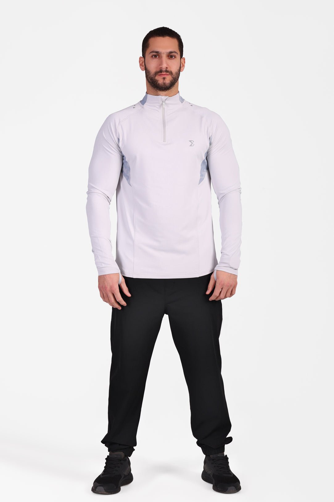 Space Quarter Zipper Gray - Sigma Fit