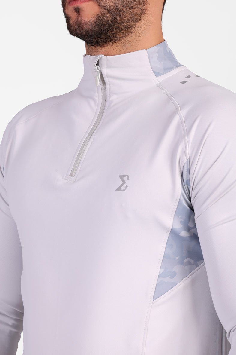 Space Quarter Zipper Gray - Sigma Fit