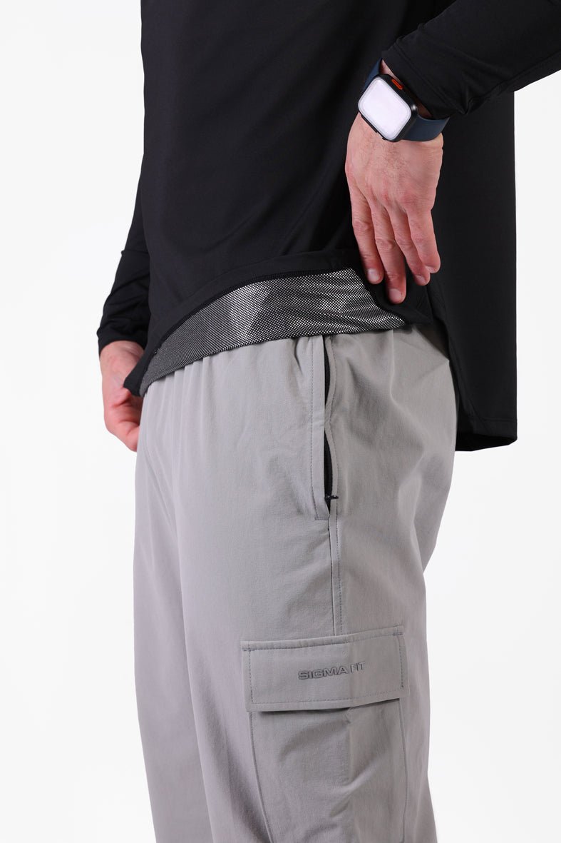 Warm Lock Tee Black - Sigma Fit