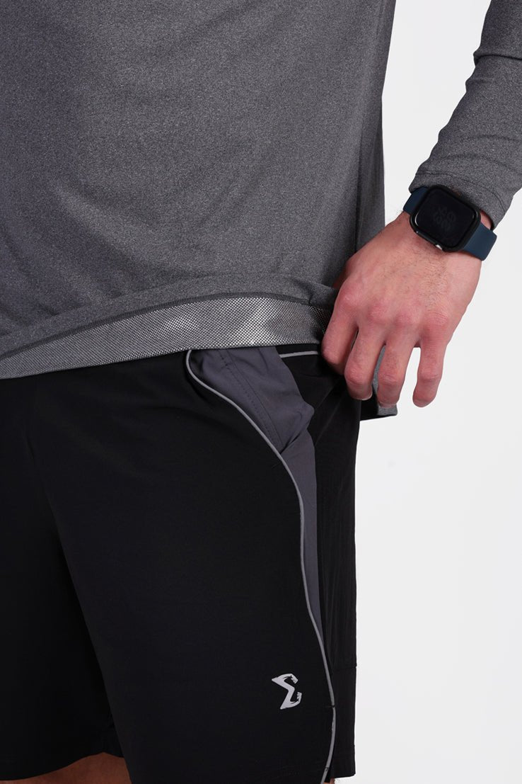 Warm Lock Tee Light Heather Gray - Sigma Fit