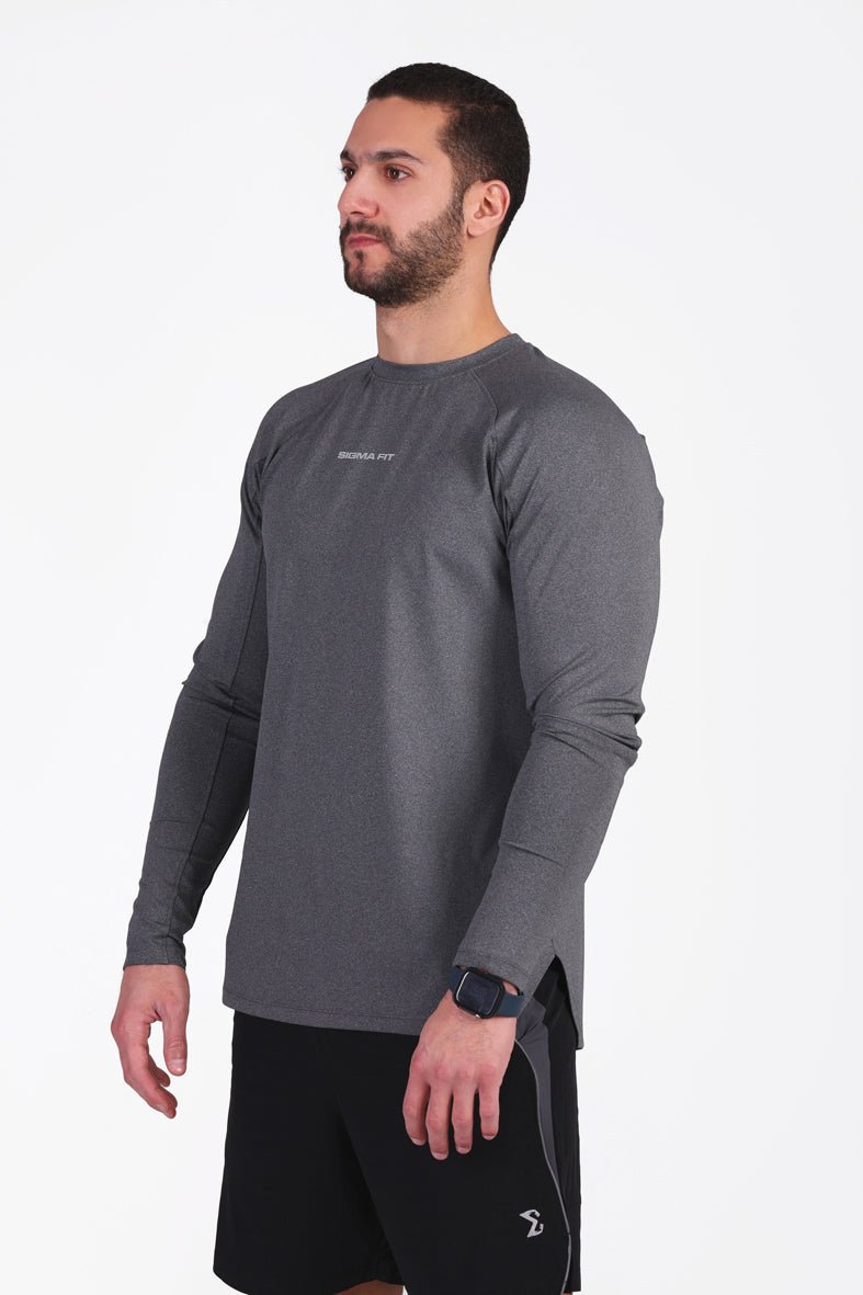 Warm Lock Tee Light Heather Gray - Sigma Fit