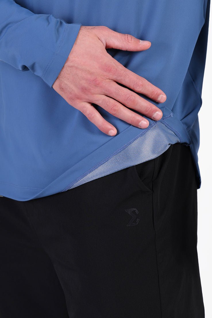 Warm Lock Tee Petrol Blue - Sigma Fit