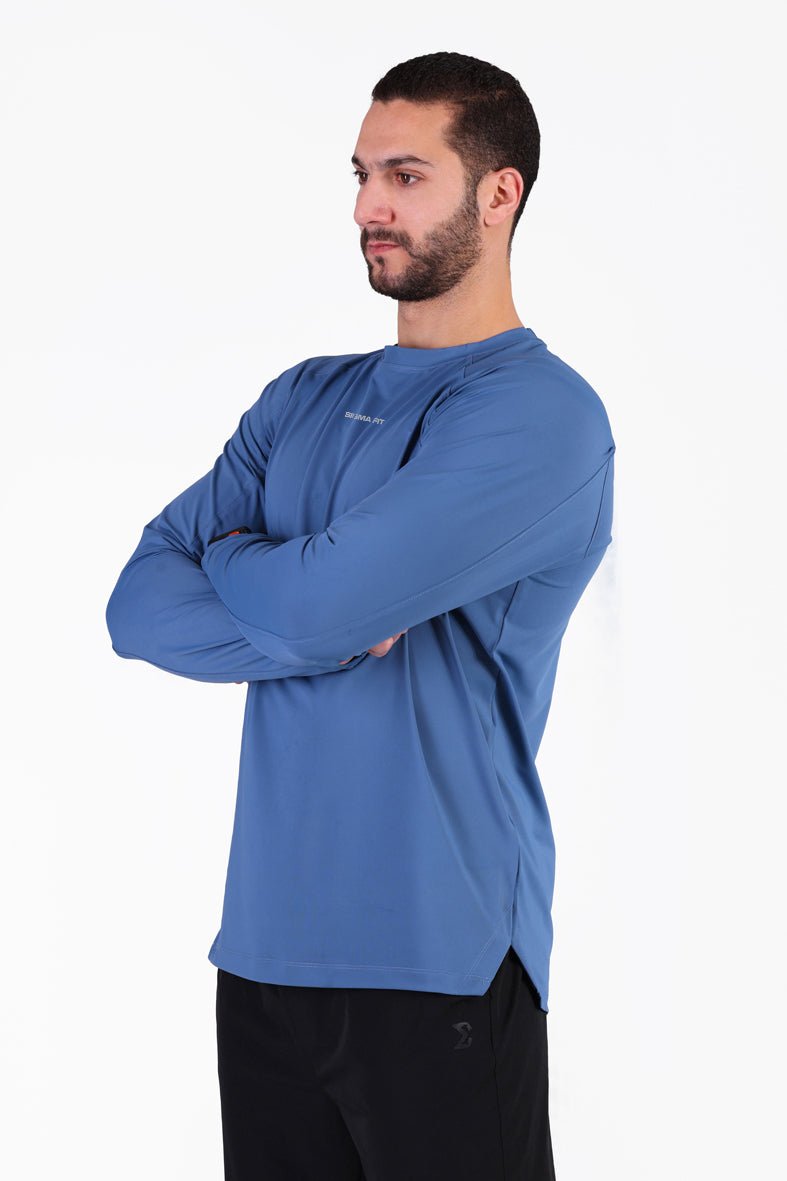 Warm Lock Tee Petrol Blue - Sigma Fit