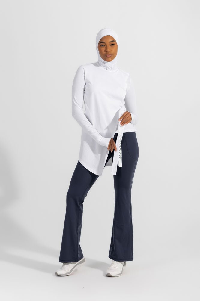 White Comfy Hijab - Sigma Fit