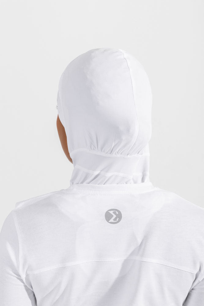 White Comfy Hijab - Sigma Fit