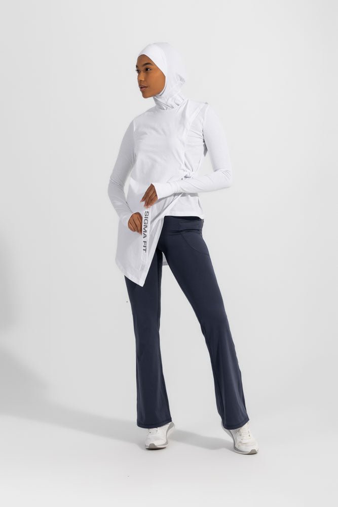 White Comfy Hijab - Sigma Fit