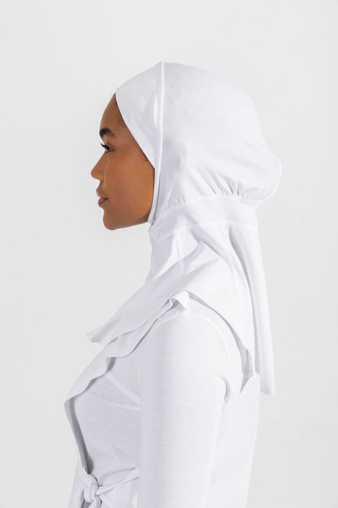 White Comfy Hijab - Sigma Fit