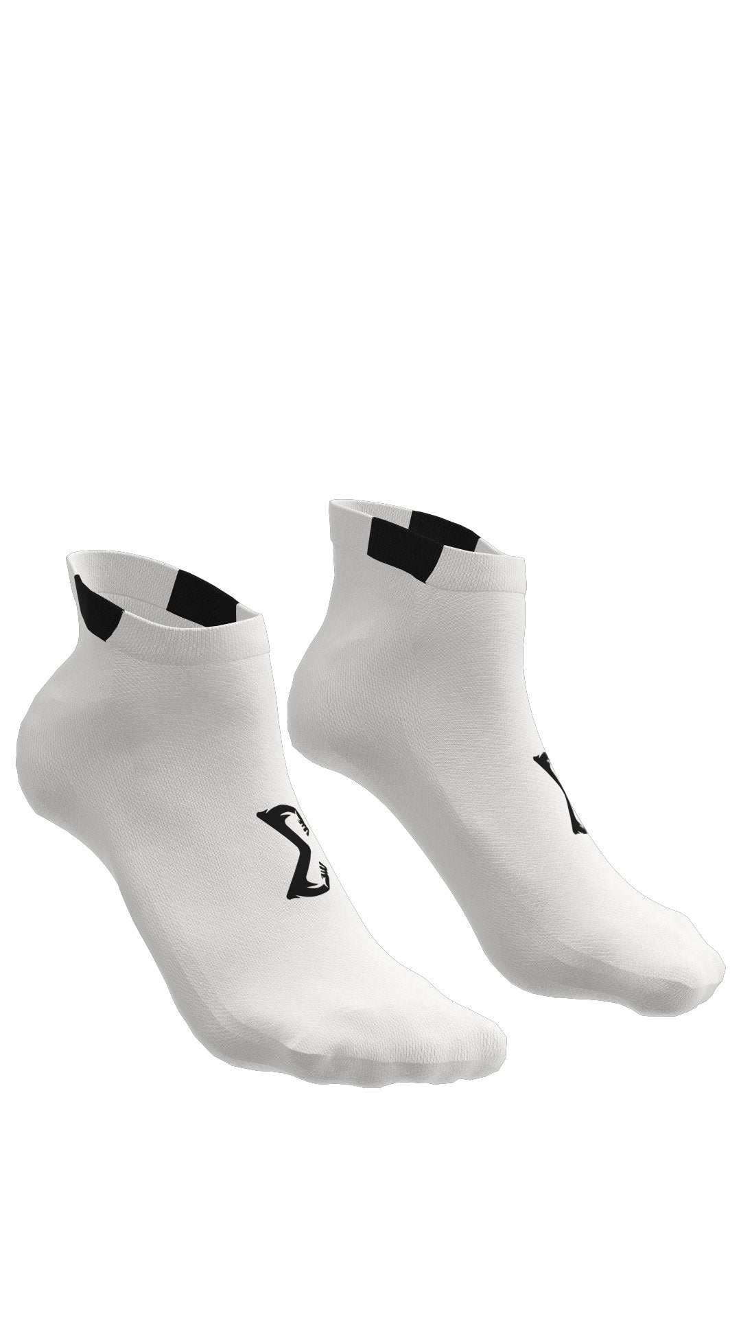 White Sigma Ankle Socks - Sigma Fit