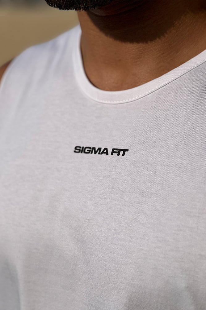 White Tank Top - Sigma Fit