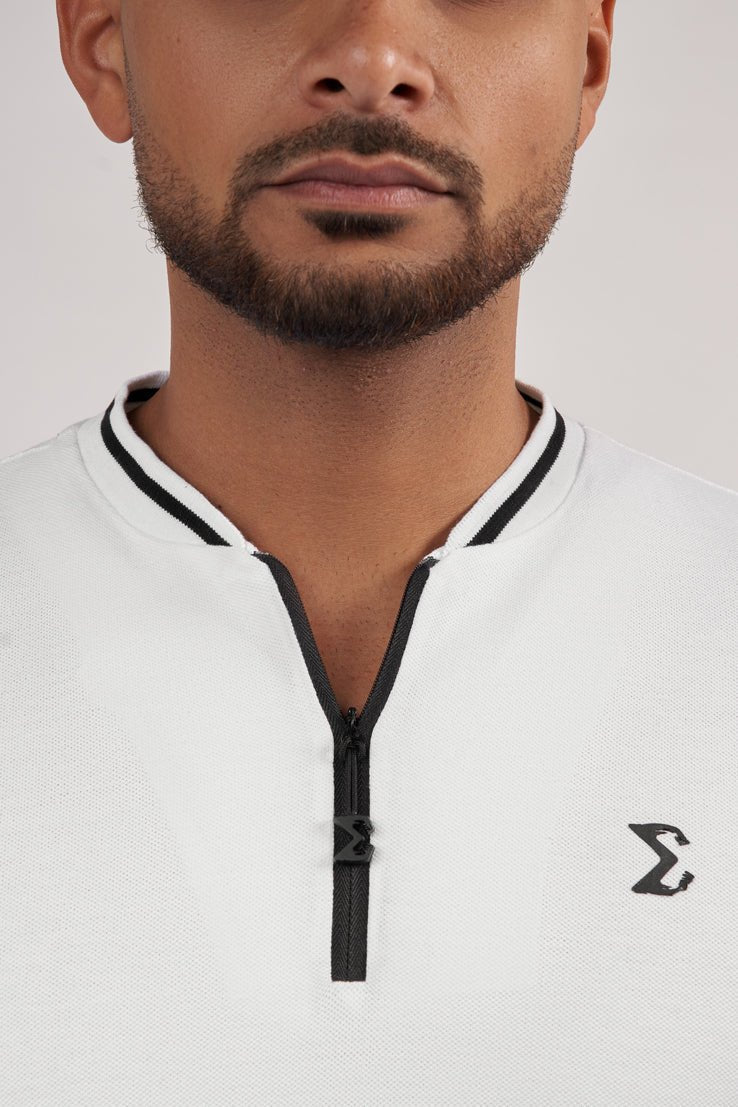 White Z Polo T-shirt - Sigma Fit