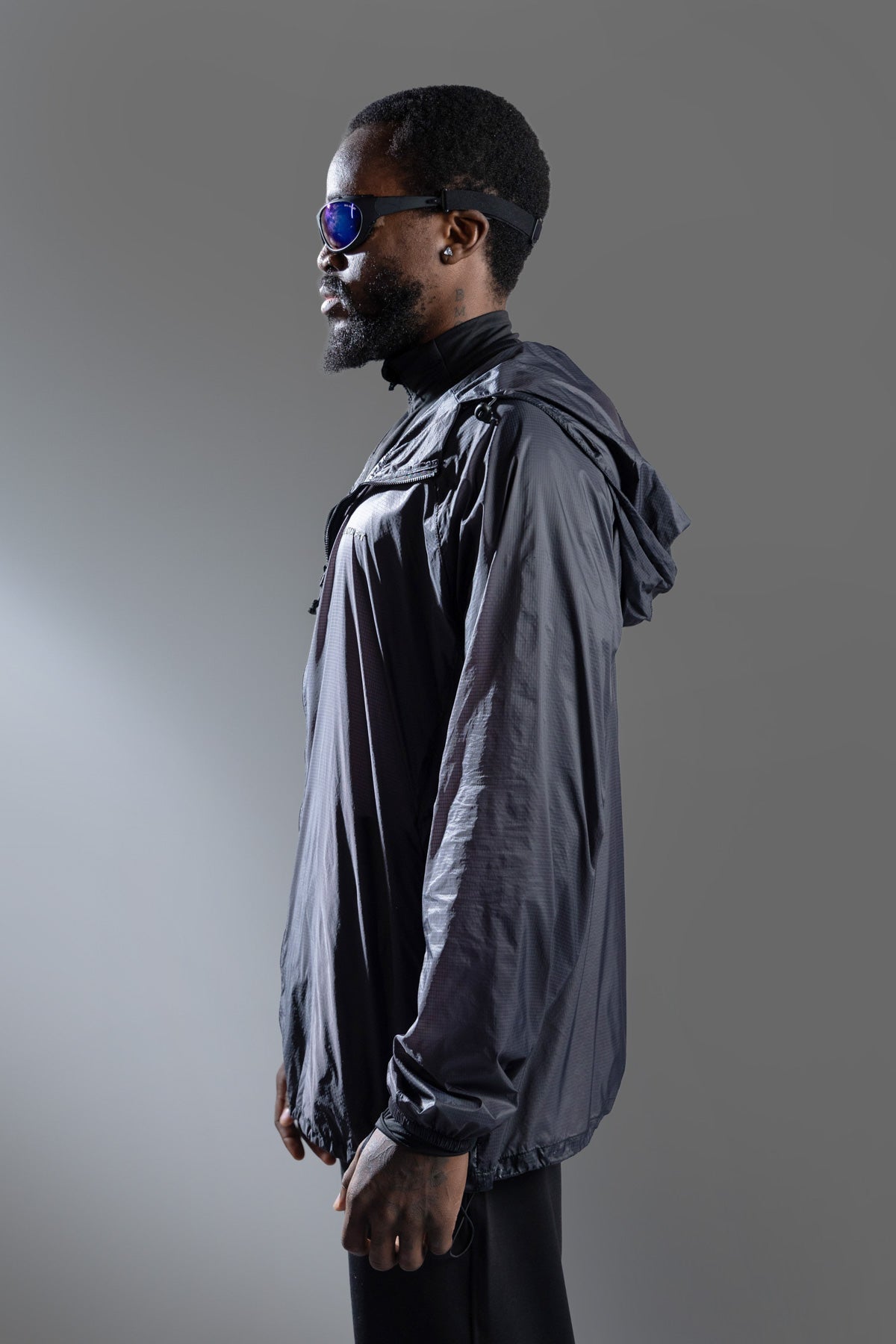 Windbreaker Jacket Dark Gray - Sigma Fit