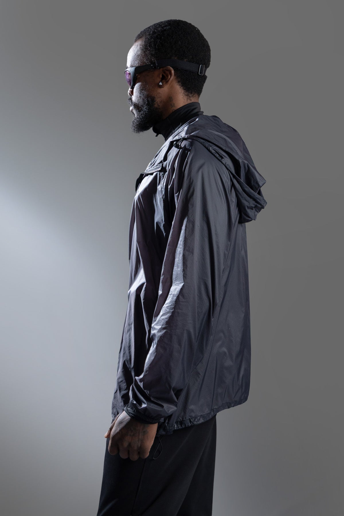 Windbreaker Jacket Dark Gray - Sigma Fit