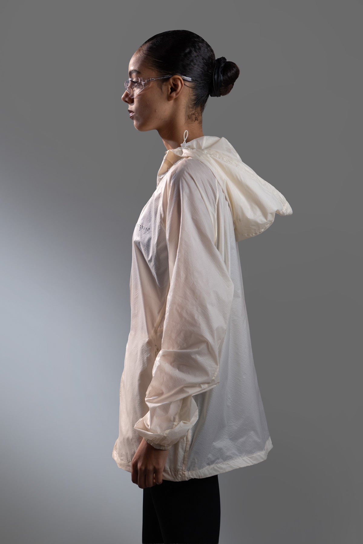 Windbreaker Jacket Off White - Sigma Fit