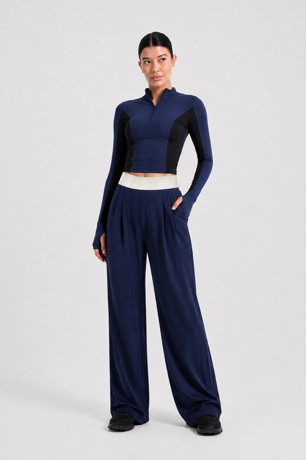 Navy In Style Pants - Front - Sigma Fit