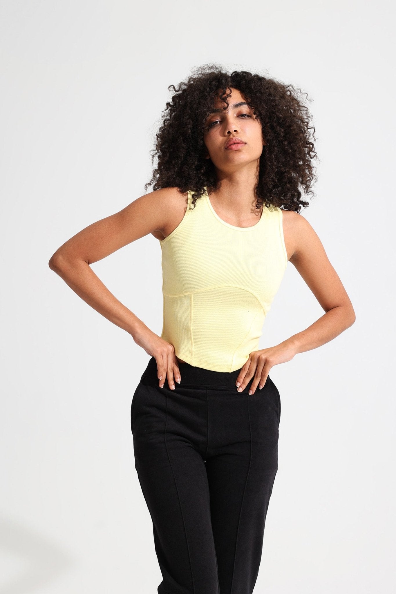 Yellow Coretank Tank Top - Sigma Fit