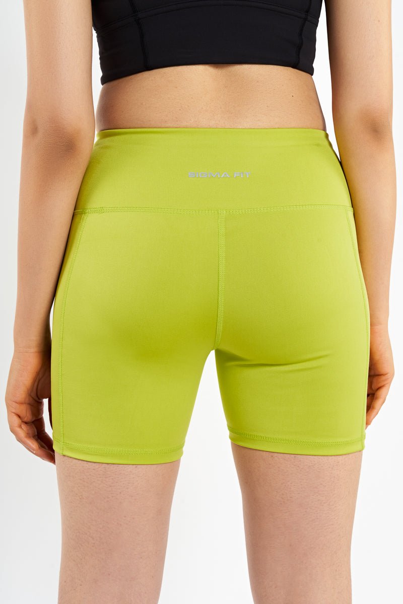 Acid Lime Basic Hot Shorts - Sigma Fit