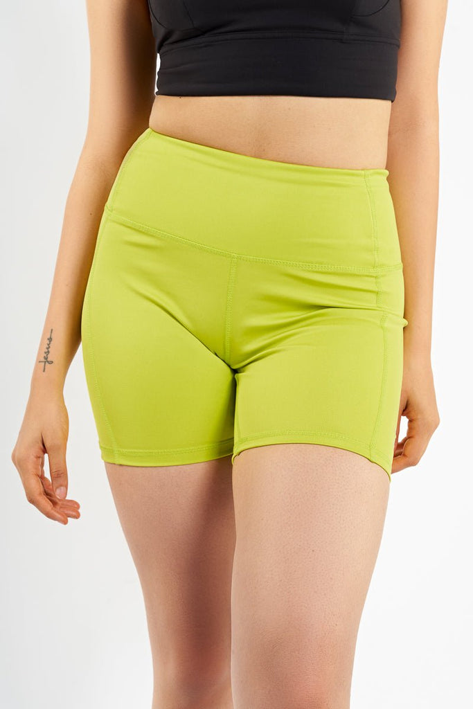 Acid Lime Basic Hot Shorts - Sigma Fit