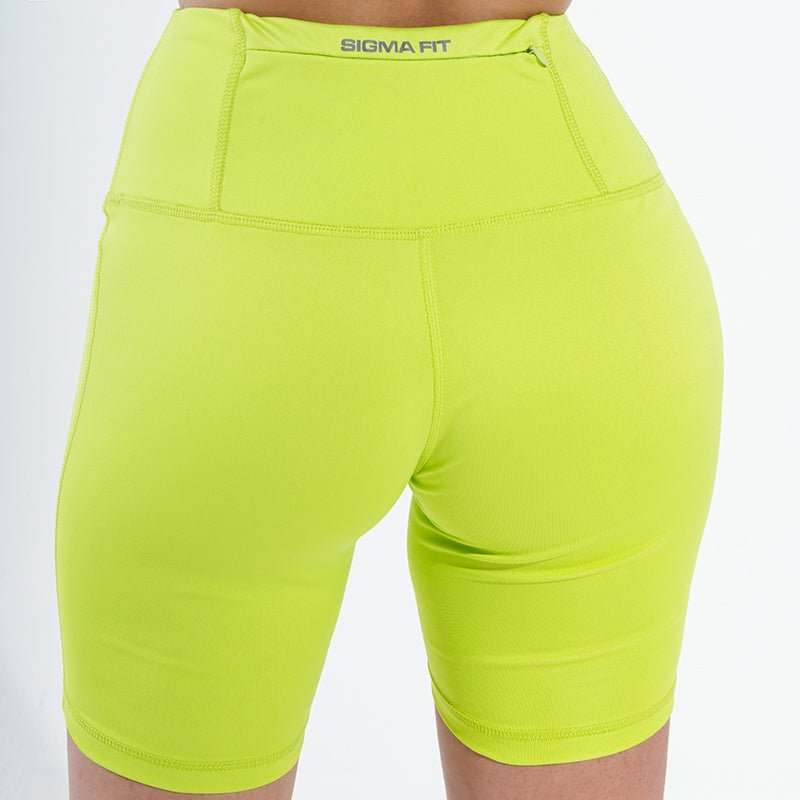 Acid Lime Essential Biker Short - Sigma Fit