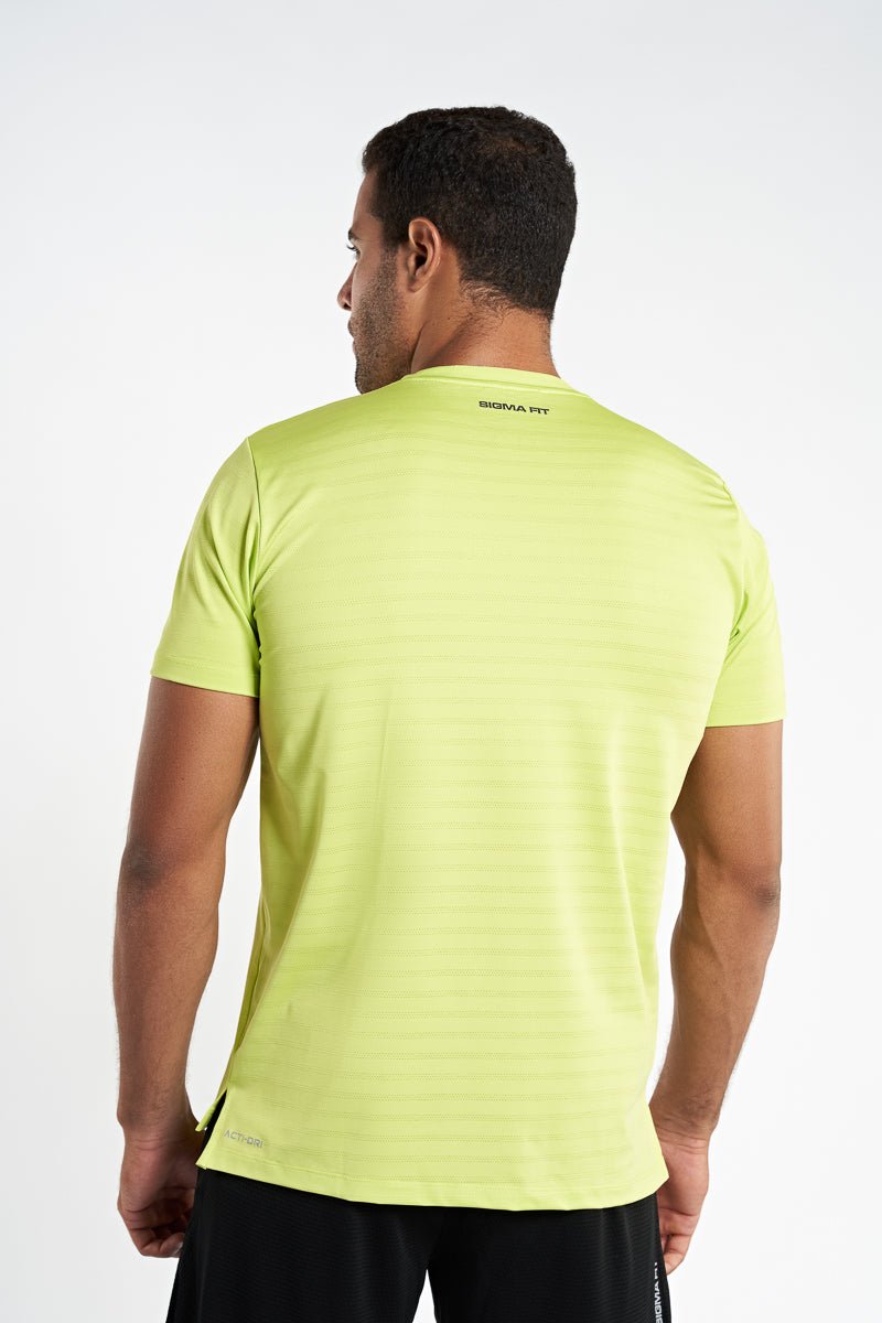 Acid Lime Racket Sports Tee - Sigma Fit