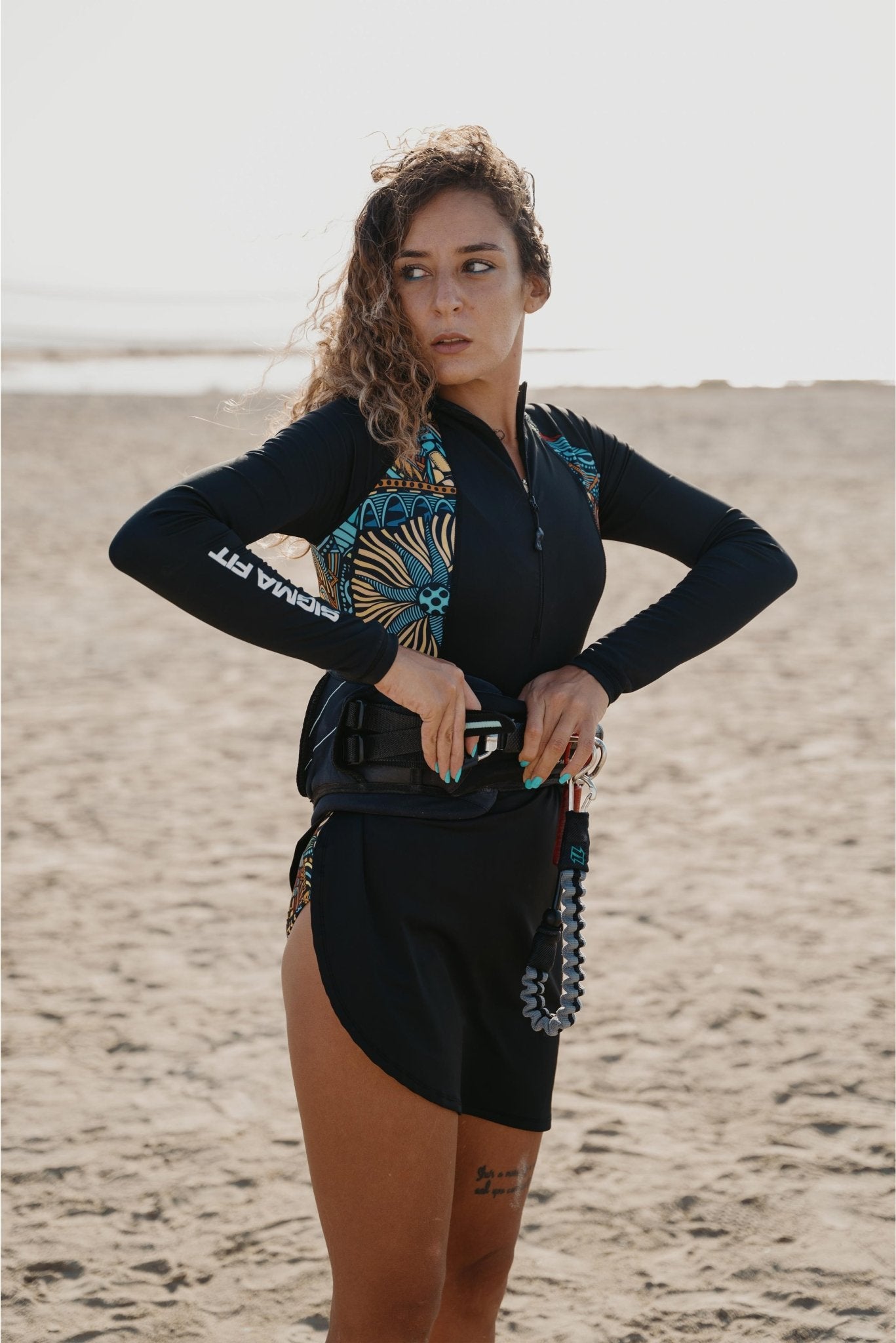 Black Afro AquaTech Burkini - Sigma Fit